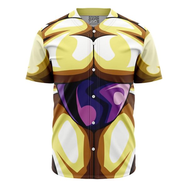 Golden Frieza 3D Skin Cosplay Dragon Ball Super Baseball Jersey 3D Printed, For Men and Women Jezsport.com