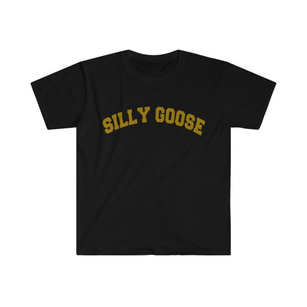 Funny Shirt For Girl, Funny Shirt For Men, Meme Shirt For Men, Meme Shirt For Girl, Silly Goose Varsity Style T-Shirt, Black Jezsport.com