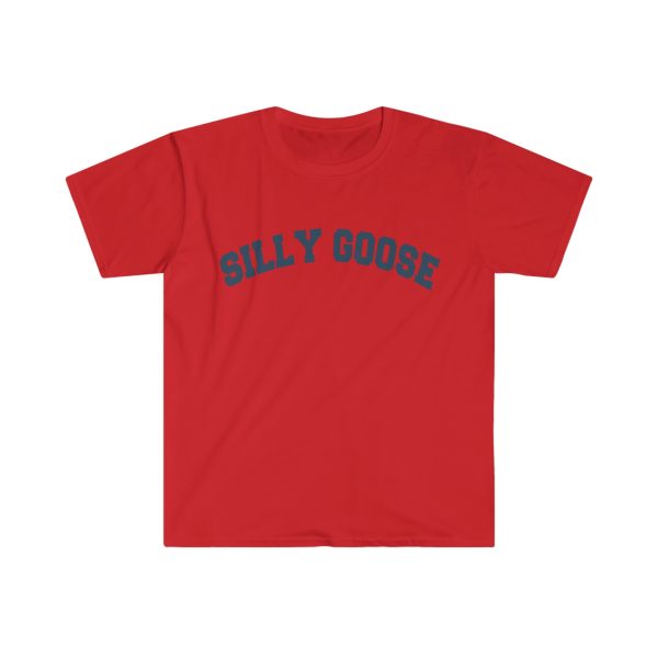 Funny Shirt For Girl, Funny Shirt For Men, Meme Shirt For Men, Meme Shirt For Girl, Silly Goose Varsity Style T-Shirt, Red Jezsport.com