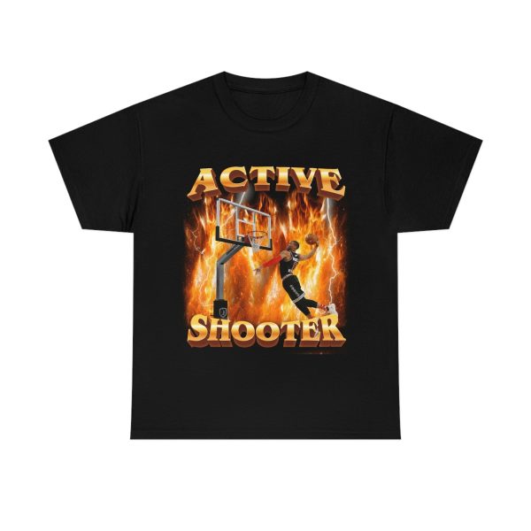 Funny Shirt For Women, Funny Shirt For Men, Meme Gifts, SActive Shooter T-Shirt, Funny Meme Tee, Black Jezsport.com