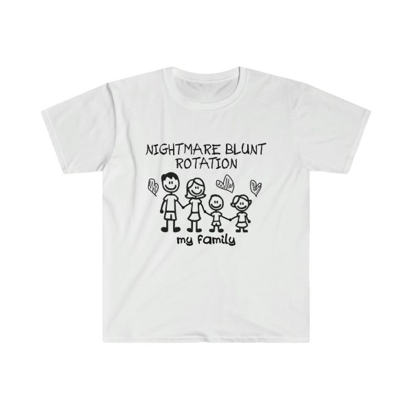 Funny Shirt For Girl, Funny Shirt For Men , Meme Shirt For Men, Meme Shirt For Girl, Funny Meme TShirt, Nightmare Blunt Rotation T-Shirt, White Jezsport.com