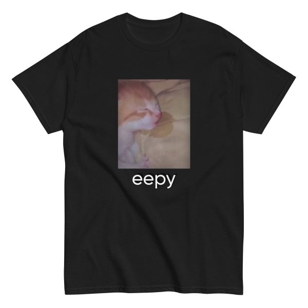 Funny Shirt For Women, Meme Shirt For Girl, Meme Shirt For Men, Love Cat Shirt, Eepy Cat Meme T-Shirt, Black Jezsport.com