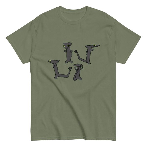 Funny Shirt For Women, Meme Shirt For Girl, Meme Shirt For Men, Dancing Dragon Meme T-Shirt, Funny Shirt Viral Video, Military Green Jezsport.com