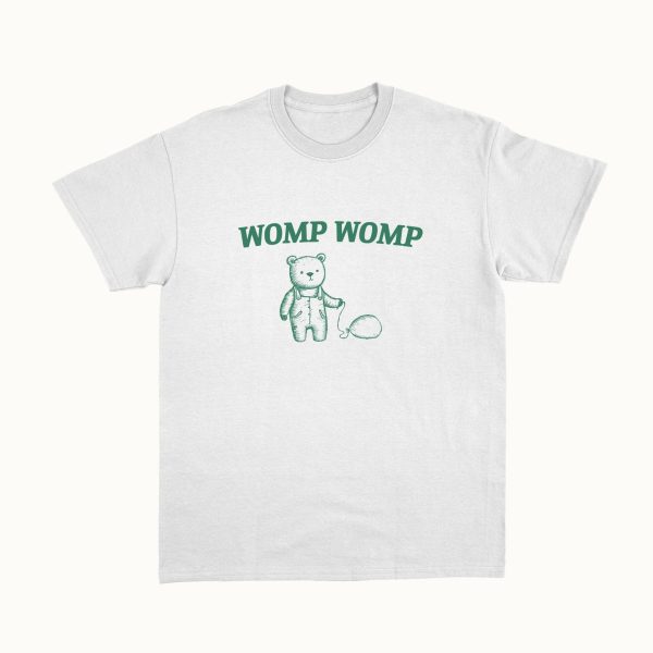 Funny Shirt For Girl, Funny Shirt For Men, Meme Shirt For Men, Meme Shirt For Girl, Funny Womp Womp T-Shirt, White Jezsport.com