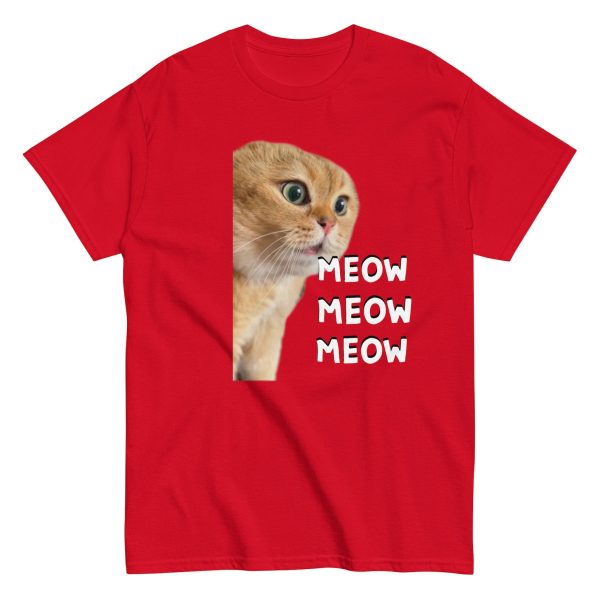 Funny Shirt For Women, Meme Shirt For Girl, Meme Shirt For Men, Talking meme Cat, Viral Video, Funny Cat T-shirt, Red Jezsport.com