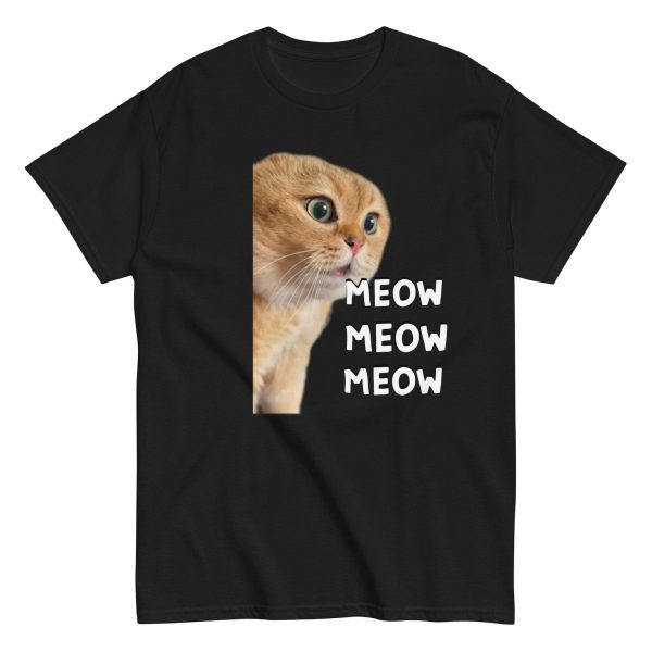 Funny Shirt For Women, Meme Shirt For Girl, Meme Shirt For Men, Talking meme Cat, Viral Video, Funny Cat T-shirt, Black Jezsport.com