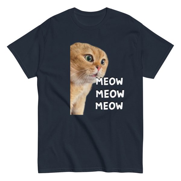 Funny Shirt For Women, Meme Shirt For Girl, Meme Shirt For Men, Talking meme Cat, Viral Video, Funny Cat T-shirt, Navy Jezsport.com