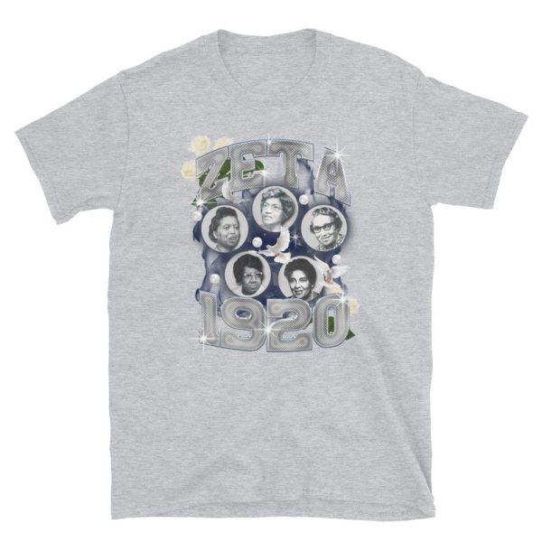Zeta Phi Beta 1920, Zeta Phi Beta Shirt, Zeta Phi Beta T-shirt, 90s Vintage T-Shirt, Sorority Shirt, Sorority Gifts, Sisterhood Shirt, Sport Grey
