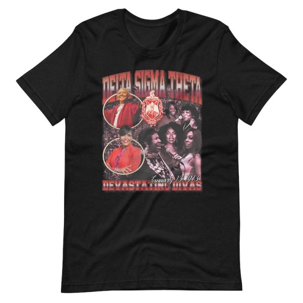 Delta Sigma Theta Devastating Divas Shirt, DST 1913 Legacy T-Shirt, Sorority Shirt, Sorority Gifts, Sisterhood Shirt, Delta Sigma Theta Shirt, Black