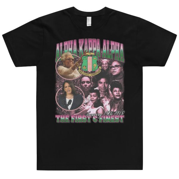 AKA Sorority Pink and Green 1908 Shirt, AKA 1908 Legacy T-Shirt, Sorority Shirt For Girl, Sorority Gifts For Girl, Alpha Kappa Alpha Shirt, Black Jezsport.com