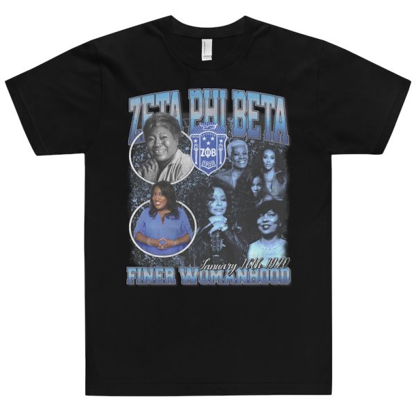 Zeta Phi Beta Finer Womanhood Shirt, Zeta 1920 Legacy T-Shirt, Sorority Shirt, Sorority Gifts, Sisterhood Shirt, Zeta Phi Beta Shirt, Black