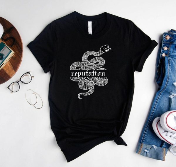 Funny Shirt For Girl, Meme Shirt For Girl, Swiftie Fan Shirt, Taylor Swiftie Fan, Reputation Snake Shirt, Reputation Era T-Shirt, Black Jezsport.com