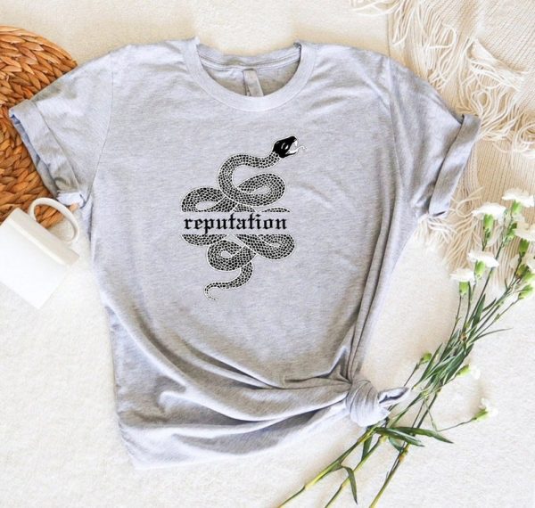 Funny Shirt For Girl, Meme Shirt For Girl, Swiftie Fan Shirt, Taylor Swiftie Fan, Reputation Snake Shirt, Reputation Era T-Shirt, Sport Grey Jezsport.com