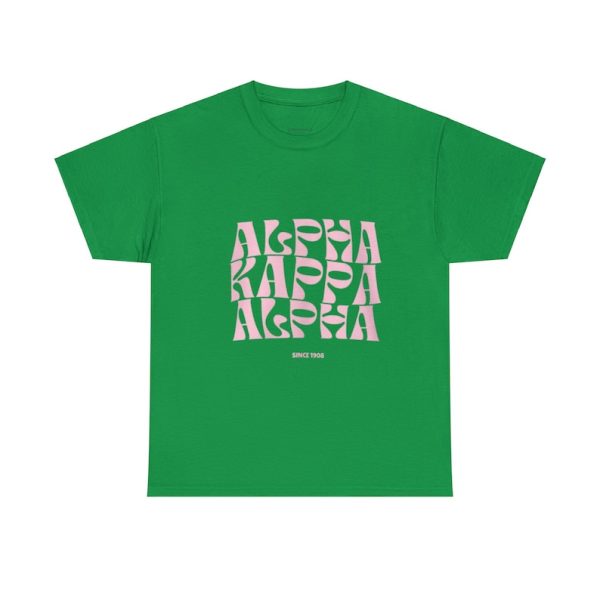 AKA Sorority Pink and Green 1908 Shirt, Alpha Kappa Alpha Sorority T-shirt, Shirt For Girl, Sorority Gifts For Girl, Alpha Kappa Alpha Shirt, Green