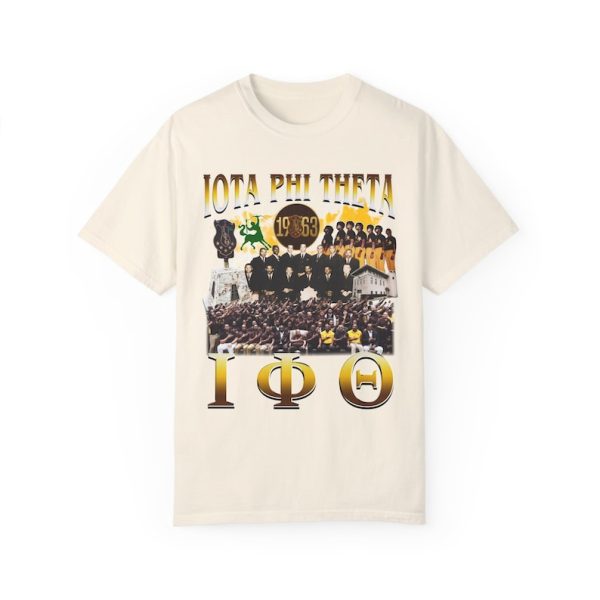 Iota Phi Theta Vintage 90's T-Shirt, Iota Phi Theta 1963 T-Shirt, Fraternity Shirt, Fraternity Gifts, Brotherhood Shirt, Natural Jezsport.com