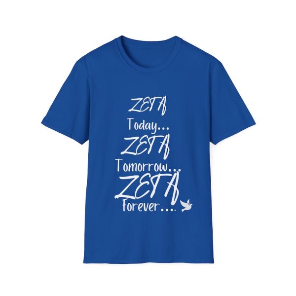 Zeta Phi Beta Shirt, Zeta Phi Beta Finer Womanhood, Zeta Forever, Zeta 1920 Legacy T-Shirt, Sorority Shirt, Sorority Gifts, Sisterhood Shirt, Blue