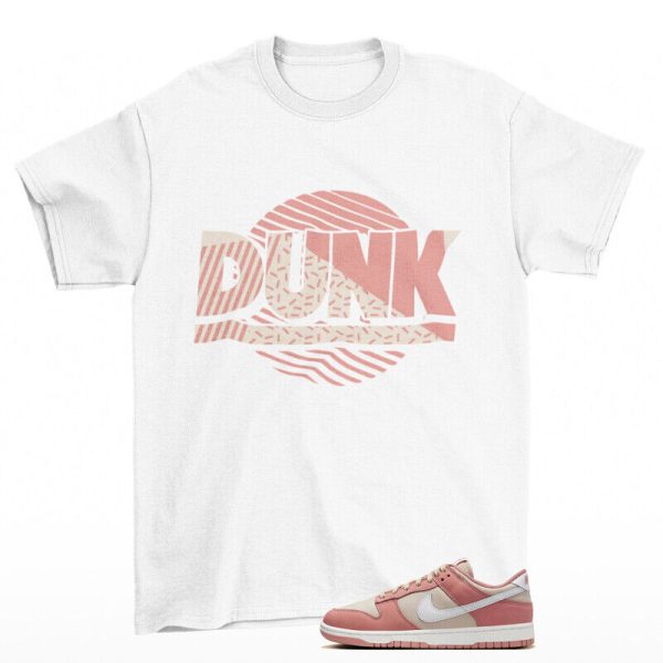 Sunset Dunk Shirt White to Match Dunk Low Red Stardust Jezsport.com