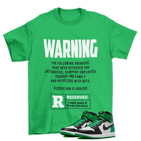 Reserved Lucky Green Shirt to Match Jordan 1 Retro High Lucky Green Jezsport.com