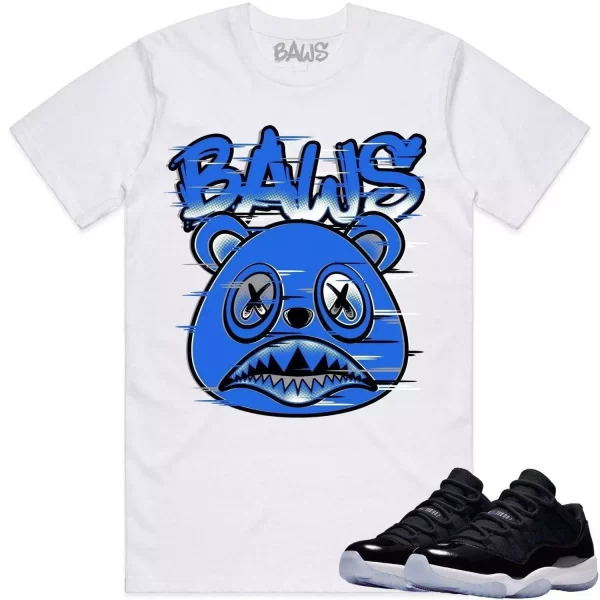 Jordan 11 Low Space Jam 11s Shirt to Match - SPACE JAM GLITCH BAWS Jezsport.com