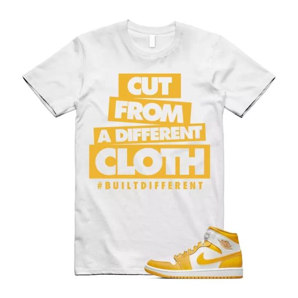 CLOTH T Shirt to match Air Jordan 1 Mid WMNS University Gold White Summer Jezsport.com