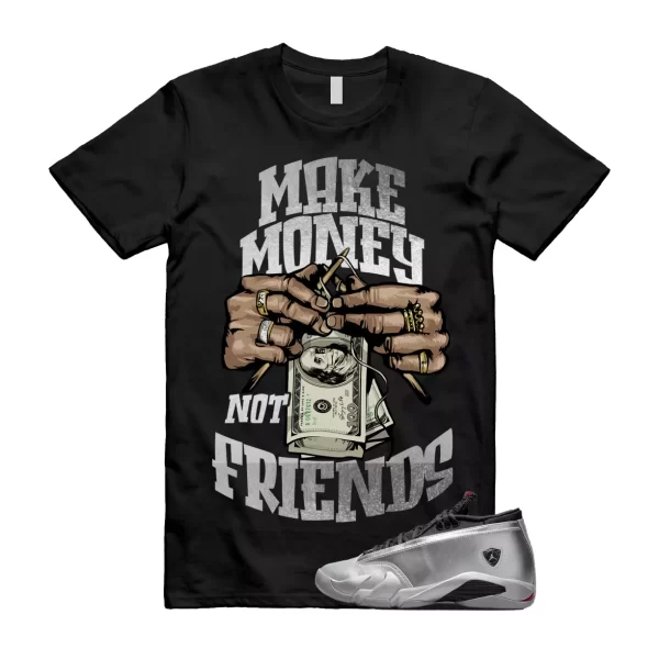 MM T Shirt to match Air Jordan 14 Low WMNS Metallic Silver Fire Red Wolf Grey Jezsport.com