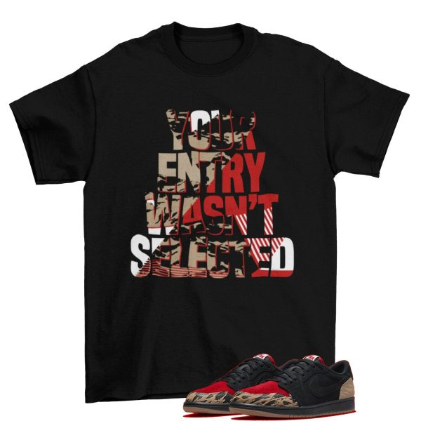 Sneaker L Shirt to Match SoleFly Air Jordan 1 Low Jezsport.com