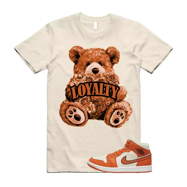 LYLTY T Shirt to match Air Jordan 1 Mid SE WMNS Coconut Milk Sport Spice Sail Jezsport.com