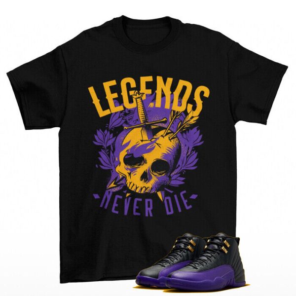 Legendary Shirt to Match Jordan 12 Retro Field Purple Jezsport.com