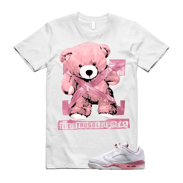 STRUG T Shirt to match Air Jordan 5 Low GS Desert Berry White Coral Chalk Black Jezsport.com