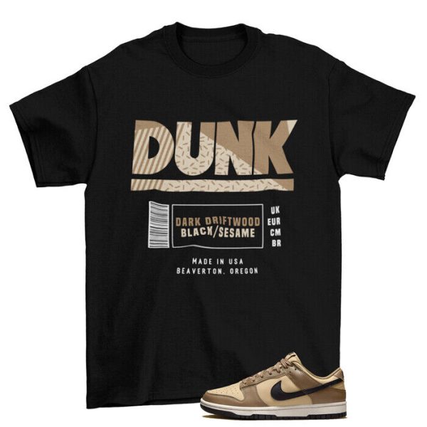 Dunk Box Label Shirt to Match Dunk Low Dark Driftwood Jezsport.com