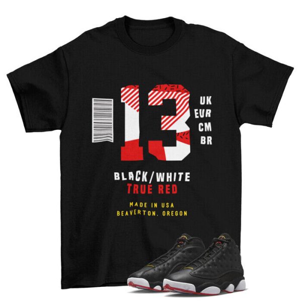 Box Label Shirt to Match Jordan 13 Retro Playoffs 414571-062