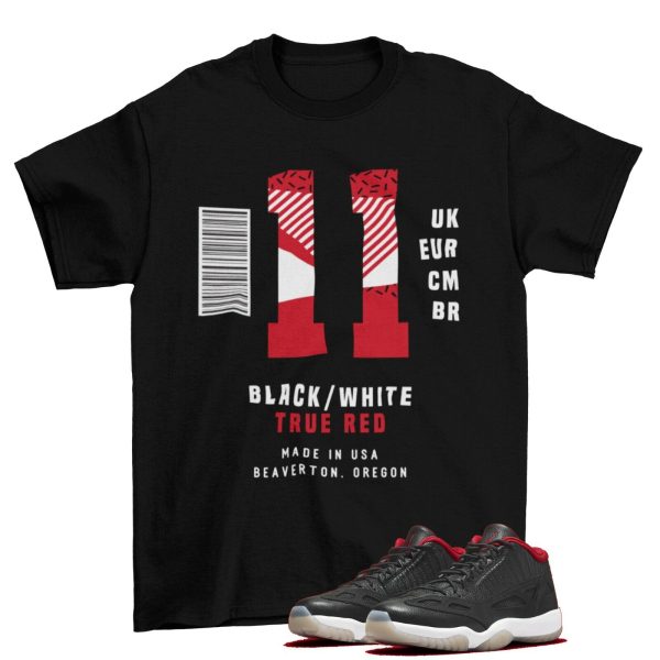 Box Label Shirt to Match Jordan 11 Retro Low IE Bred Jezsport.com