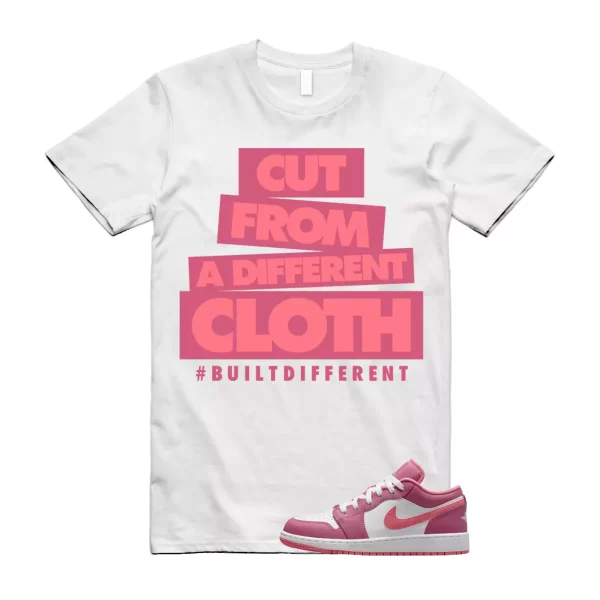 CLOTH T Shirt to match 1 Low GS Desert Berry Coral Chalk White Wild Pink WMNS Jezsport.com