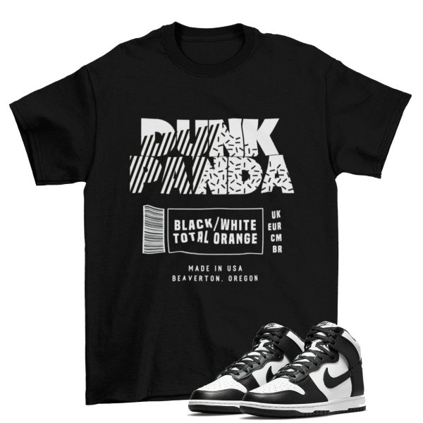 Box Label Shirt to Match Dunk High Panda Jezsport.com