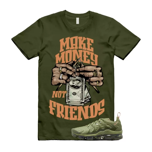 MM T Shirt to match N Air VaporMax Plus Alligator WMNS Olive Orange Trance Jezsport.com