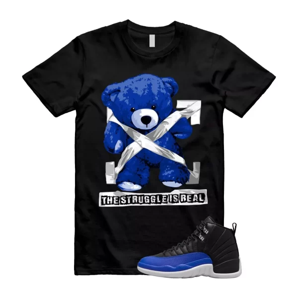 STRUG Shirt to match Jordan 12 Hyper Royal Metallic Silver Game Racer Blue WMNS Jezsport.com