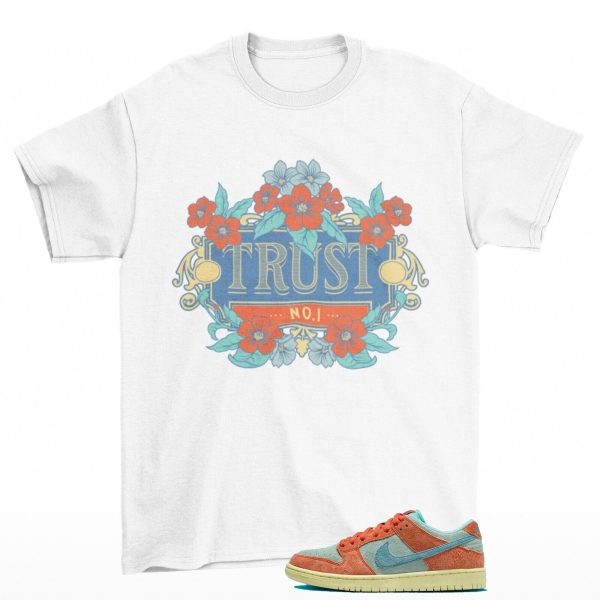 Trust Sneaker Shirt to Match SB Dunk Low Orange Emerald Rise DV5429-800 Jezsport.com