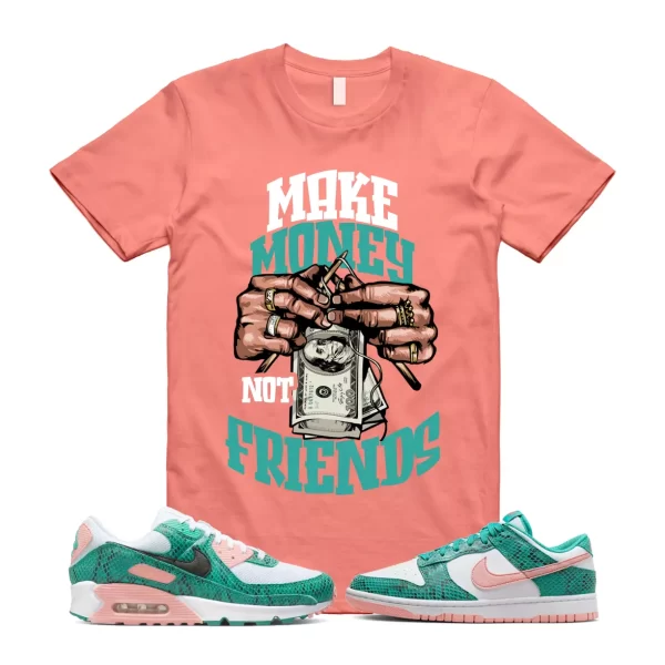 MM T Shirt to match Dunk Low Coral Snakeskin Snake Washed Teal Bleached 1 90 Jezsport.com