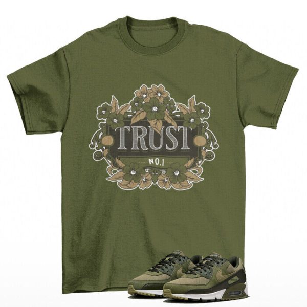 Trust Shirt Olive to Match Air Max 90 Neutral Olive / DM0029-200 Jezsport.com