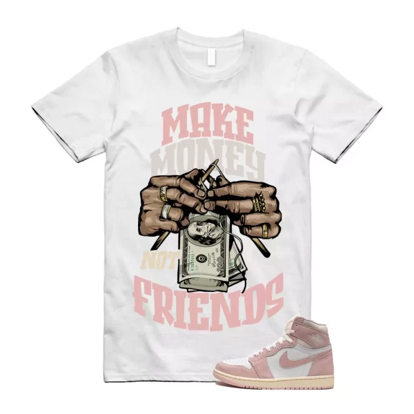 MM T Shirt to match Air Jordan 1 High OG WMNS Washed Pink Atmosphere Muslin Jezsport.com