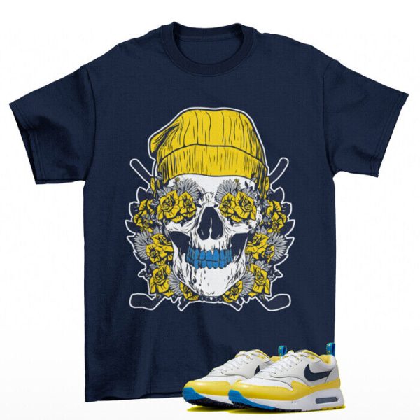 Deadstock Shirt Navy to Match Air Max 1 '86 OG Golf Tour Yellow FN8075-101 Jezsport.com