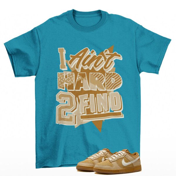 Rare Find Sneaker Shirt Teal to Match Dunk Low Waffle FZ4041-744 Jezsport.com