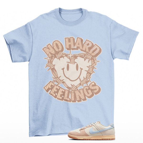 Feelings Shirt Blue to Match Dunk Low Sanddrift Light Armory Blue HF0106-100 Jezsport.com