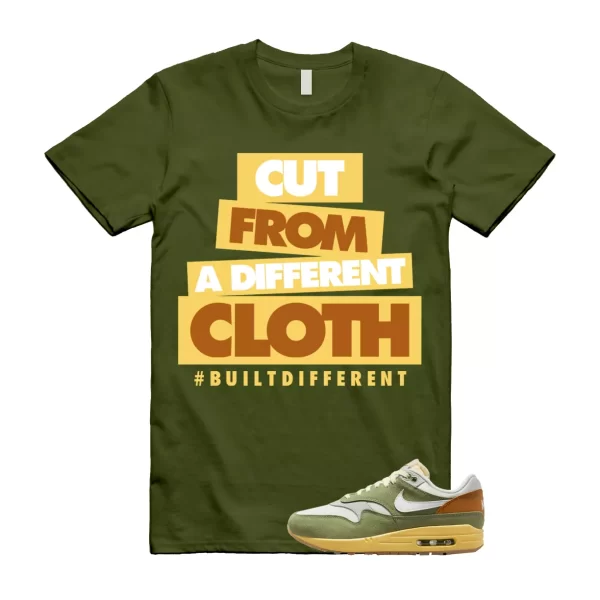 CLOTH T Shirt to match N Air Max 1 Design By Japan White Green Orange Sting Jezsport.com