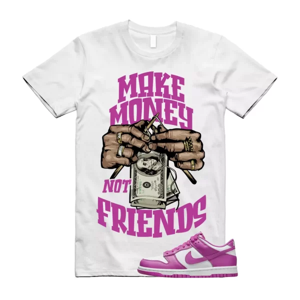 MM T Shirt to match N Dunk Low GS Active Fuchsia White Kids Jezsport.com