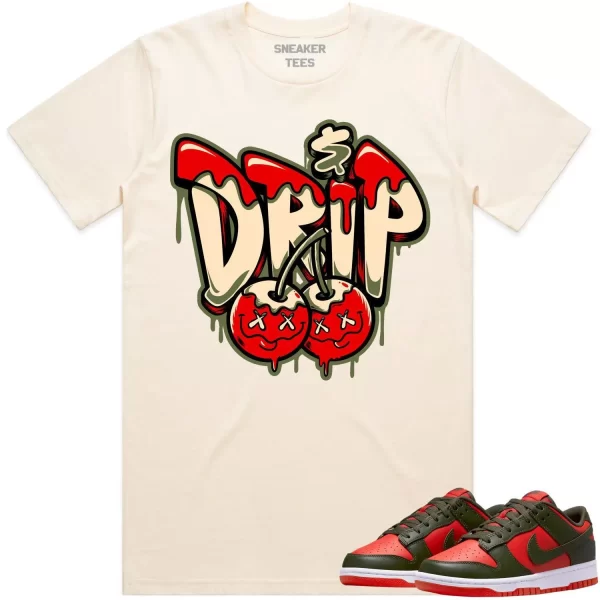 Mystic Red Dunks Shirt to Match - OLIVE MONEY DRIP Jezsport.com