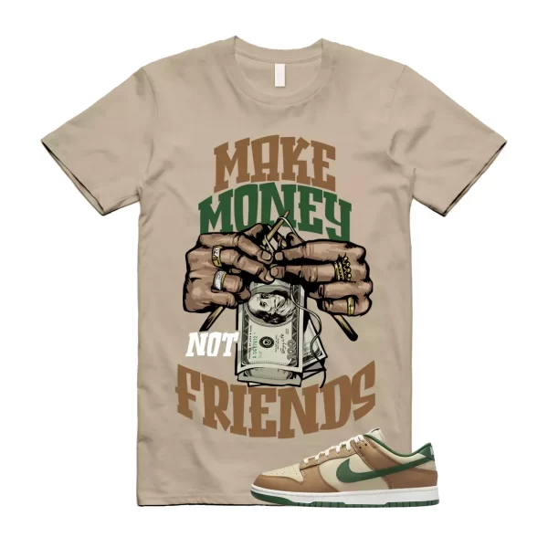 MM T Shirt to match Dunk Low Tan Retro Rattan Gorge Green Sail Dark Driftwood Jezsport.com