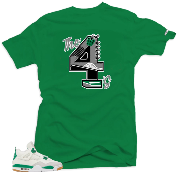 Shirt To Match Jordan 4 Pine Green The 4s Unisex Match Sneaker tee Jezsport.com