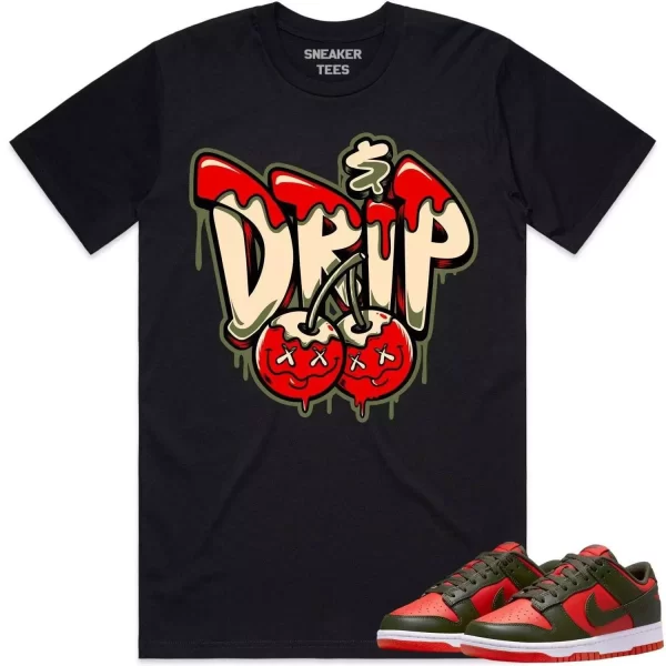 Mystic Red Dunks Shirt to Match - OLIVE MONEY DRIP Jezsport.com