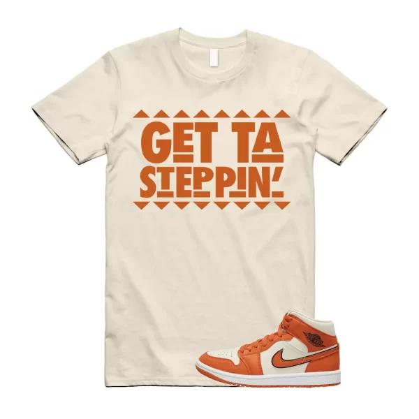 GET T Shirt to match Air Jordan 1 Mid SE WMNS Coconut Milk Sport Spice Sail Jezsport.com